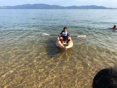 マリンスポーツも体験できる自然環境に恵まれた場所 マリンスポーツも体験できる自然環境に恵まれた場所