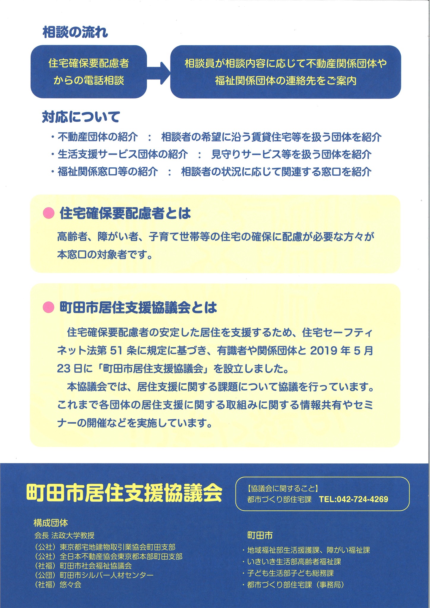 東京都町田市 居住支援に関する相談窓口を開設します 町田市役所のプレスリリース