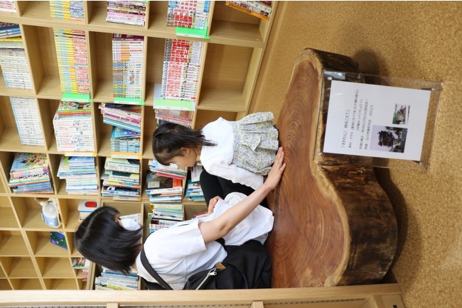子供にも座りやすく読書スペースとしても活躍
