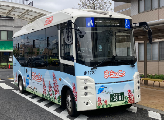 市内初のEVバス　町田市民バス「まちっこ」