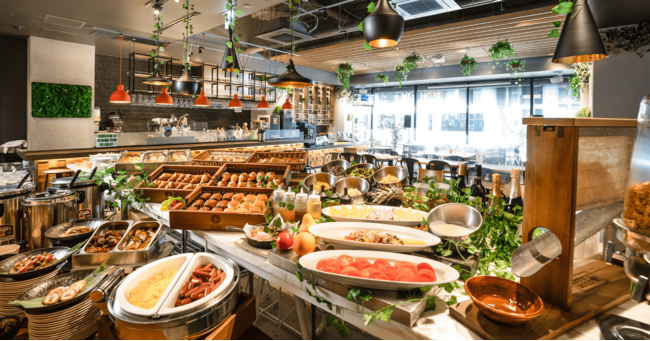 朝食ビュッフェ一例／イビス大阪梅田