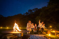 焚き火と満天の星。新設ファイヤーピットを囲み、紅葉が進む高原リゾートを心ゆくまで味わい尽くす。秋限定「梨風呂」も登場【メルキュール宮城蔵王リゾート&スパ】