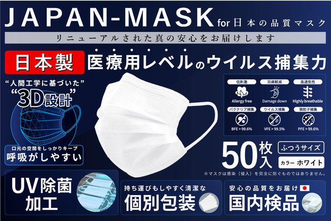 日本製の高品質マスクがお得なまとめ売りを開始！】医療(N95)級の高 ...