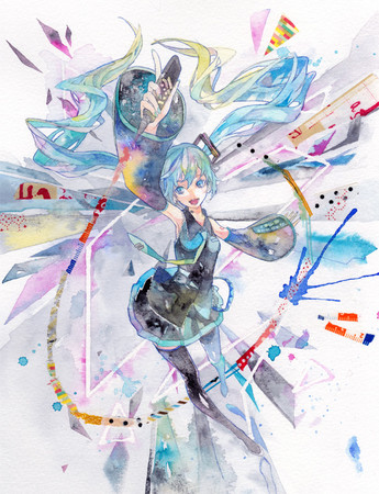 初音ミクの塗り絵 発売記念 塗り絵コンテストの審査結果を本日発表