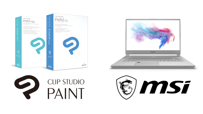 MSIから「CLIP STUDIO PAINT」動作確認済推奨パソコンが発売 企業
