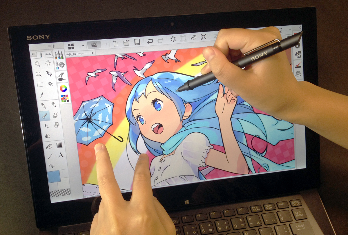 ペイントソフト「CLIP STUDIO PAINT」、タブレットPCに完全対応 - ペン