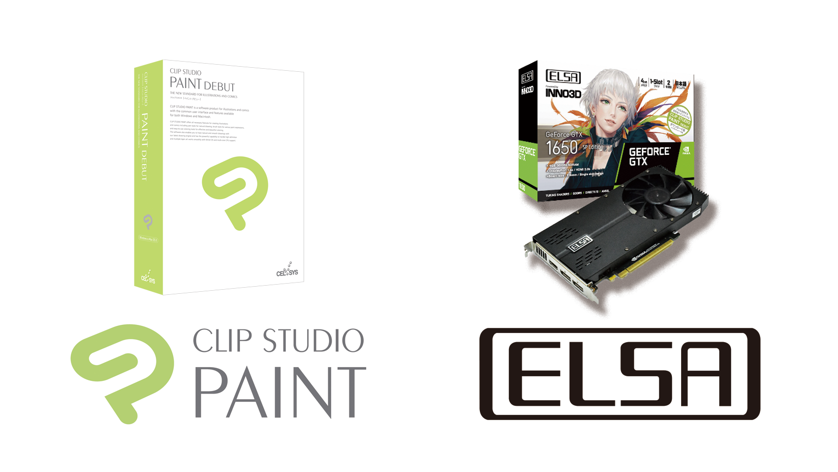 Clip Studio Paintがelsa製グラフィックスボードに同梱 特別限定パッケージとして発売 株式会社セルシスのプレスリリース
