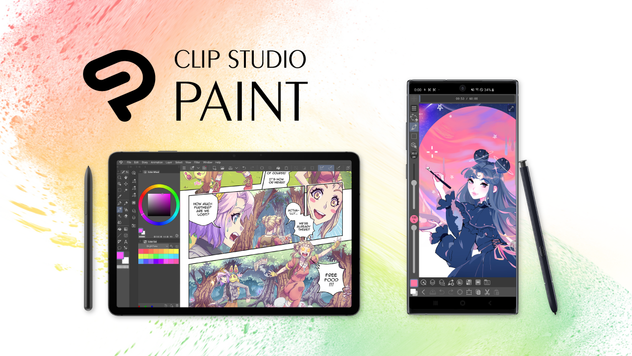 Clip Studio Paint For Galaxy登場 8月21日から全世界のgalaxy Storeで提供開始 6ヶ月無料 で利用可能 株式会社セルシスのプレスリリース