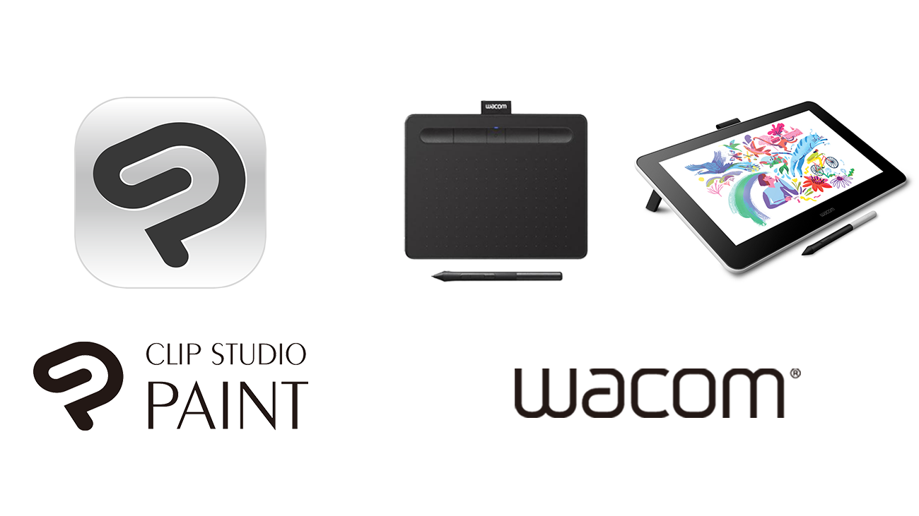 Wacom® Intuos®、Wacom® OneにバンドルのCLIP STUDIO PAINTがWindows 