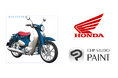 「Honda Super Cub C125」の3DモデルがCLIP STUDIO PAINTで利用可能に 素材サービス「CLIP STUDIO ASSETS」で無料配布
