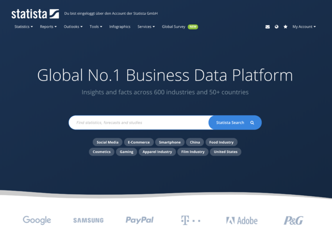 独Statista が B2B サービスとしてb8ta に初出品 】世界最大の統計調査データプラットフォームをリアル店舗で体験、11月1日より |  Statista GmbHのプレスリリース