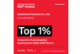 S＆P 「　The Sustainability Yearbook - 2026 Rankings　」最高評価の「Top 1%」に8年連続選定