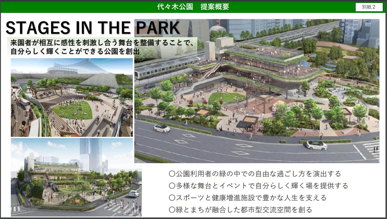 都立明治公園及び都立代々木公園park Pfi事業設置等予定者の決定について 東京都のプレスリリース