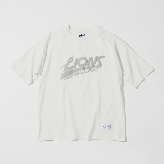 LIONS with B：MING by BEAMS プロジェクト ロゴ Tシャツ(ホワイト)