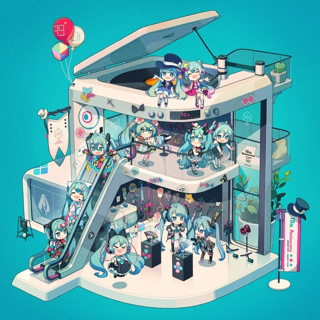 初音ミク「マジカルミライ」Theme Song Collection レコード-silversky