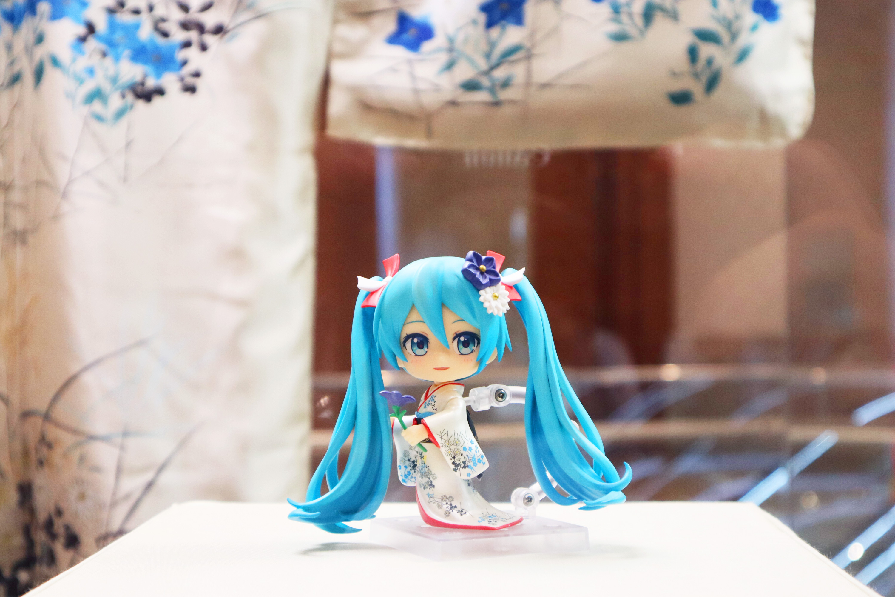 初音ミク 見返りミク複製画-