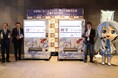 モユクサッポロに「北海道e-水プロジェクト 雪ミク自動販売機」が2 台設置に! 除幕式には雪ミクがアンバサダーとして出席!
