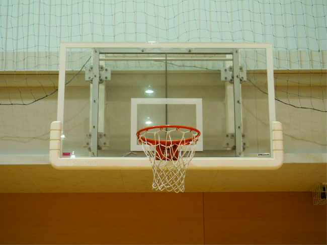 壁面固定式バスケットゴール