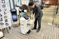 相模原市役所本庁舎で配送ロボットの走行実証を実施