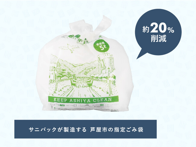 環境に優しい「芦屋市指定ごみ袋」6種類を発売！ | 兵庫関連のプレス