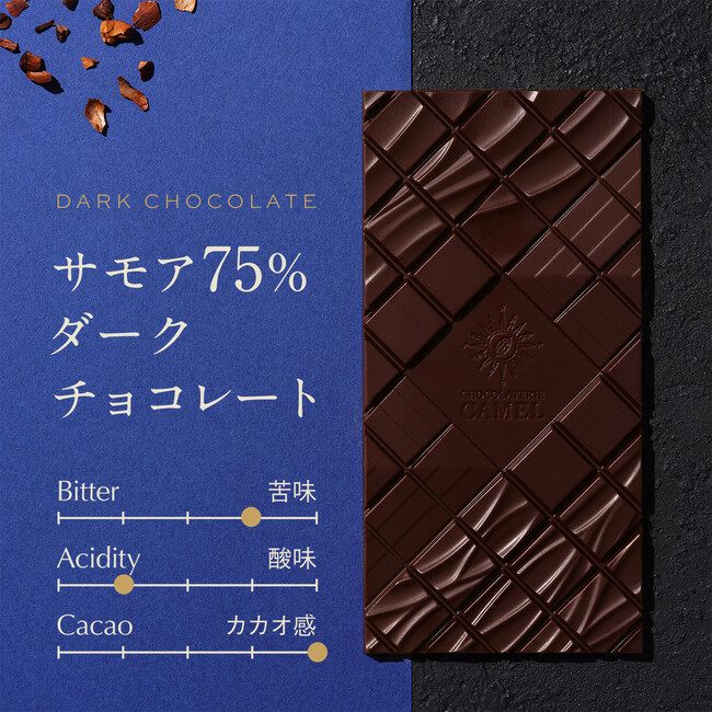 ショコラトリーキャメル サモア75%ダークチョコレート