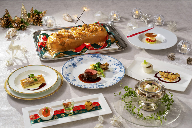 総料理長中宇祢がお届けするクリスマスコースは高級食材をアレンジした6品を用意