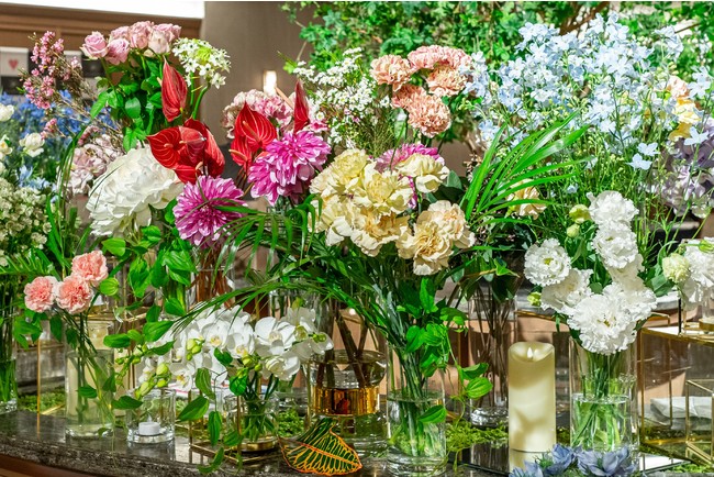 4月1日2日ザ ストリングス 表参道でウェディングの装花を販売するstrings 花マルシェ開催
