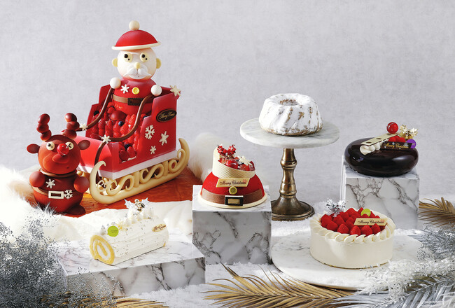 シェフパティシエ八尾が厳選した食材で織りなす、クリスマスを華やかに彩るバラエティ豊かなケーキが登場