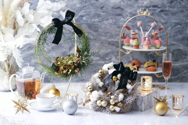 日にち限定で、クリスマスリースアレンジ付きプランを販売 日にち限定で、クリスマスリースアレンジ付きプランを販売