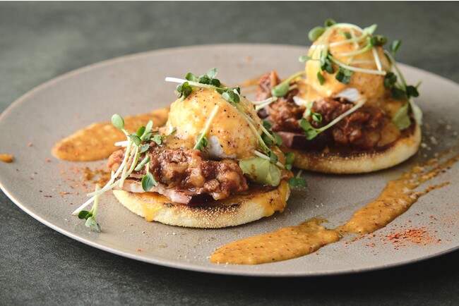 メキシカンエッグベネディクト　タヒンオランデーズソース ￥2,800