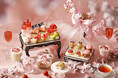 桜シーズン限定！『桜×いちご お花見アフタヌーンティー』新登場