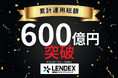 【LENDEX】累計運用総額600億円突破！記念して公式Xフォロー＆リポストキャンペーン開催！