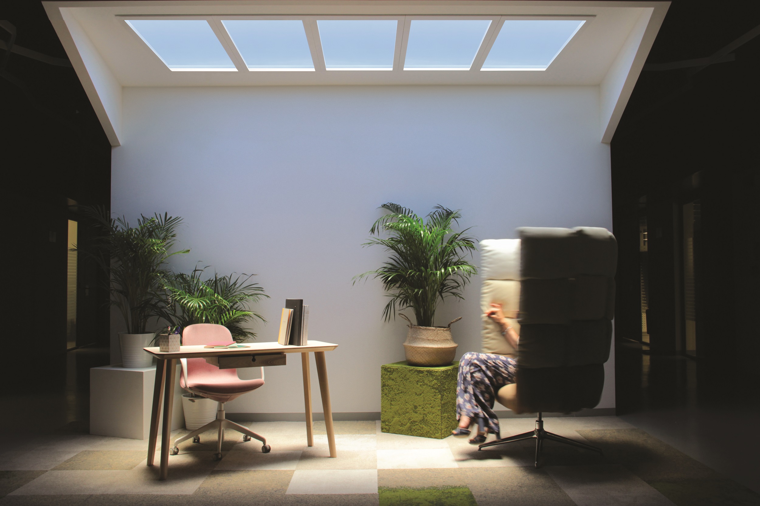 青空と太陽の陽射しを室内に演出する話題の照明システム「CoeLux（コールクス）」の新シリーズ発売｜ラフォーレ