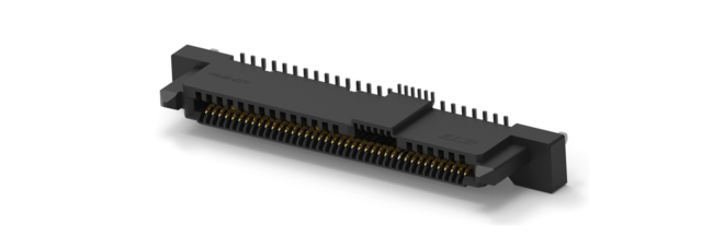 SAS／PCIe Gen 4 向けの68ピンコネクタ