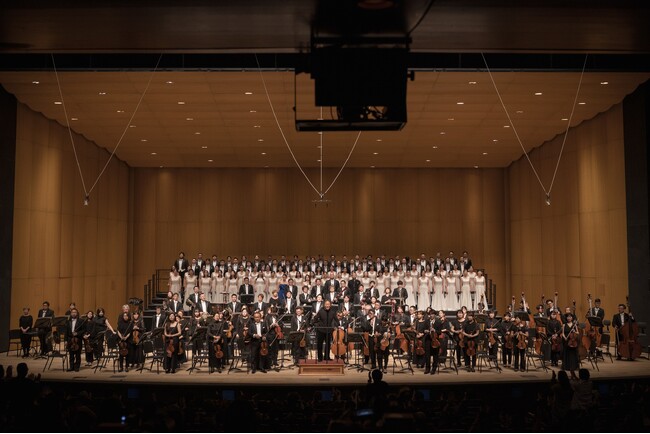 5月9日世宗文化会館にて　韓国のアーティストとベートーヴェン「交響曲第9番『合唱つき』」他を演奏　提供＝クレディア