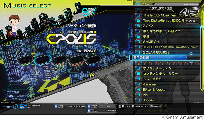 beatmania IIDX 31 EPOLIS』が稼働開始！舞台は近未来都市