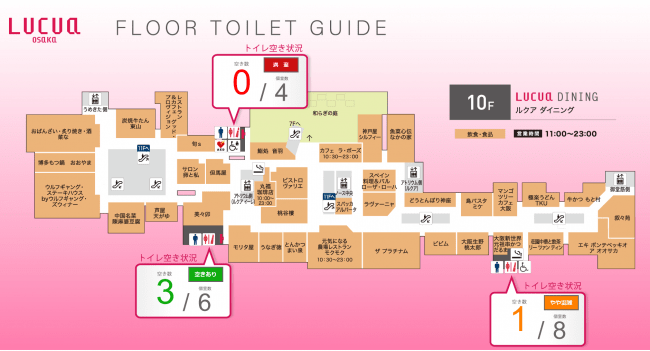 トイレ満空iotソリューション トイソル の実証実験をファッション