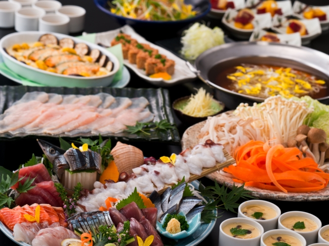 豪華刺身７種盛りと旬の宴コース