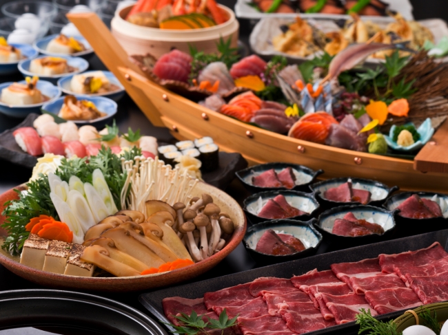 豪華舟盛りと秋の山海コース