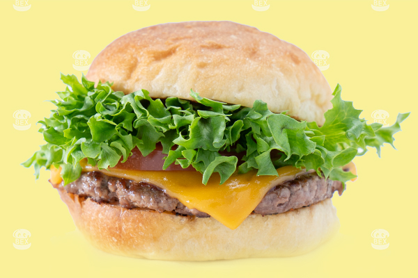 ベックスチーズバーガー BEX CHEESE BURGER 290円（税込313円）