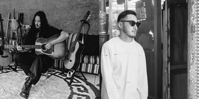 （左）新羅慎二、（右）The BK Sound