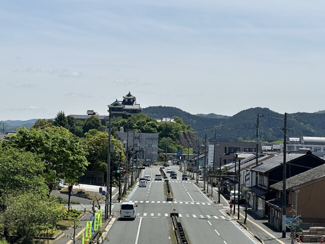 福知山城のそばまで走れるコース