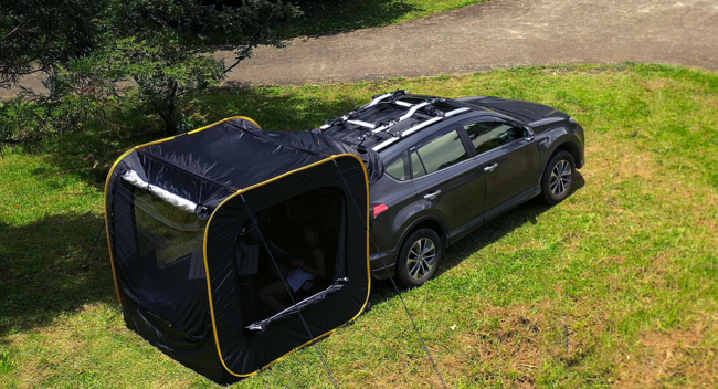 【値下げ】CARSULE（カースル）ポップアップテント 車と連結できるテント