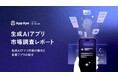 急成長する生成AIアプリ市場 – 1年間でMAU約5倍、利用時間約7倍に