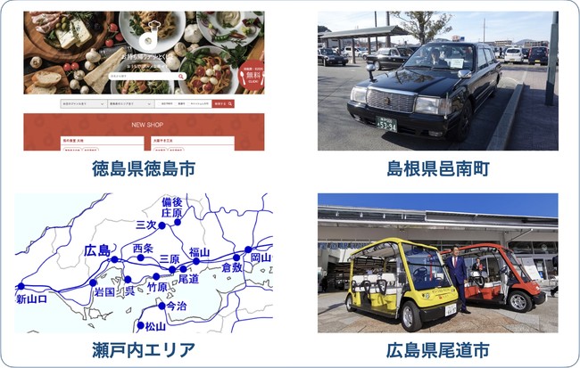 各自治体と地域交通の新サービスを開発