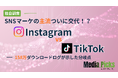 【独自調査】「TikTokの資料DLシェアがInstagramを逆転」158万件の資料DLログから分かるSNSマーケティングトレンド（メディアレーダー調べ）