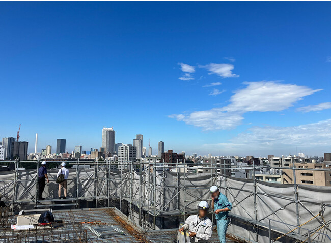 建設中風景（8月18日撮影）