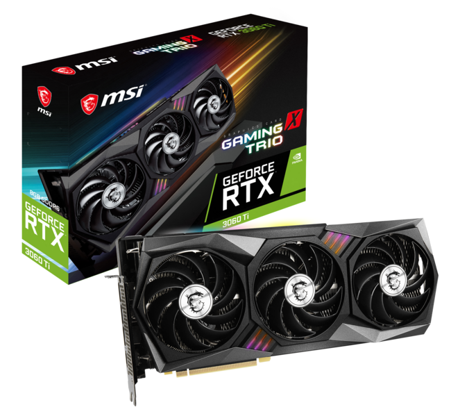 MSI、「GeForce RTX(TM) 3060 Ti GAMING X TRIO」と「GeForce RTX(TM