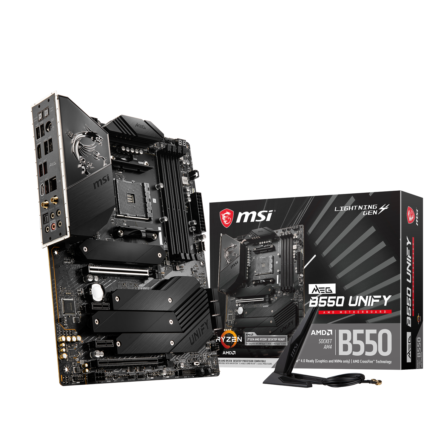 MSI、AMD第4世代Ryzen CPUに対応したB550搭載マザーボード「MEG B550 UNIFY」「MEG B550 UNIFY-X