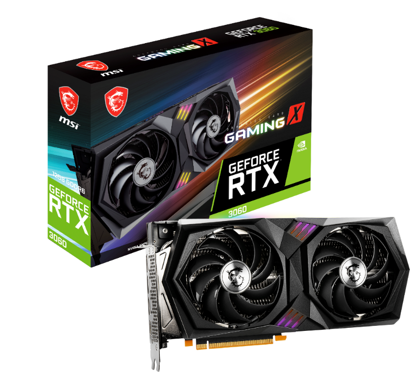 MSI、「GeForce RTX™ 3060 GAMING X 12G」と「GeForce RTX